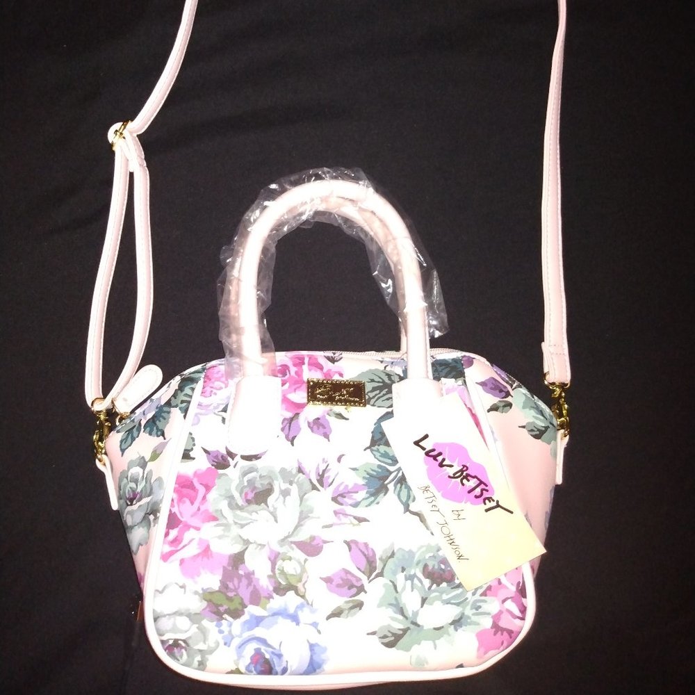 LUV BETSEY JOHNSON FLORAL HANDBAG BRAND NEW